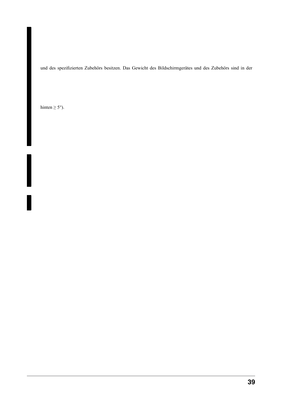 Hinweis zur ergonomie | Eizo FLEXSCAN MX240W User Manual | Page 39 / 40