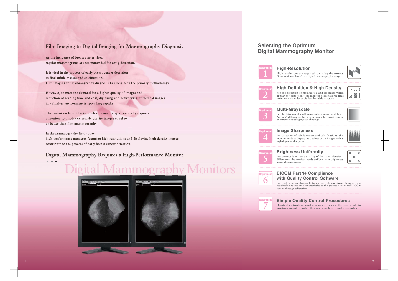 Eizo Digital Mammography Monitor User Manual | Page 2 / 5