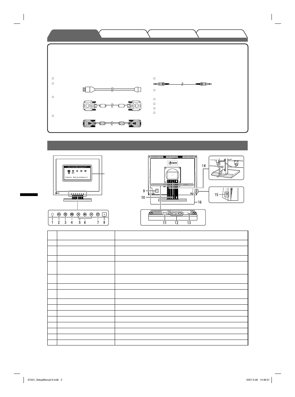 Comandi e funzioni, Italiano | Eizo FlexScan S1501 User Manual | Page 28 / 60