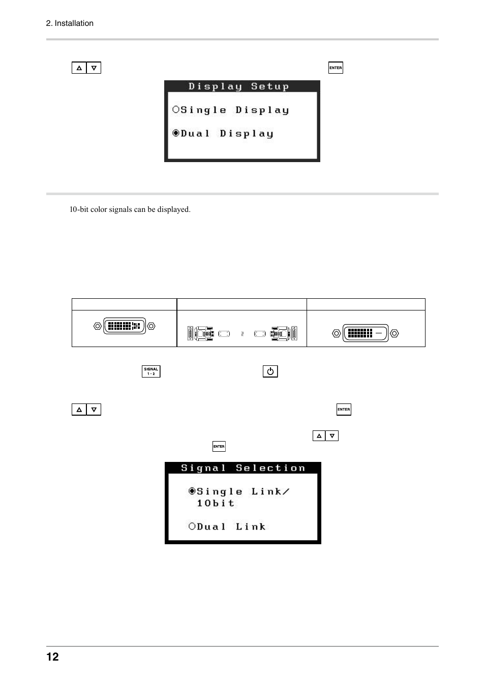 Displaying 10-bit color signals | Eizo COLOREDGE CG303W User Manual | Page 12 / 42