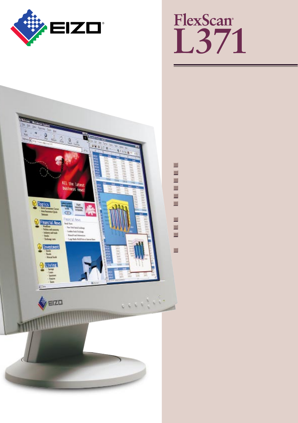 Eizo FlexScan L371 User Manual | 2 pages