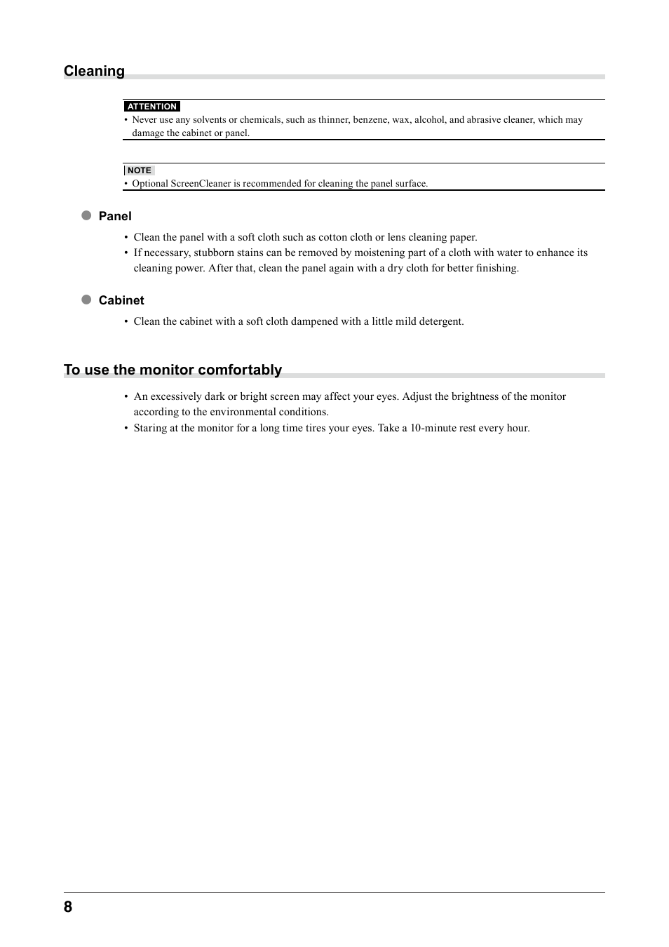 Eizo DURAVISION FDS1901 User Manual | Page 10 / 30