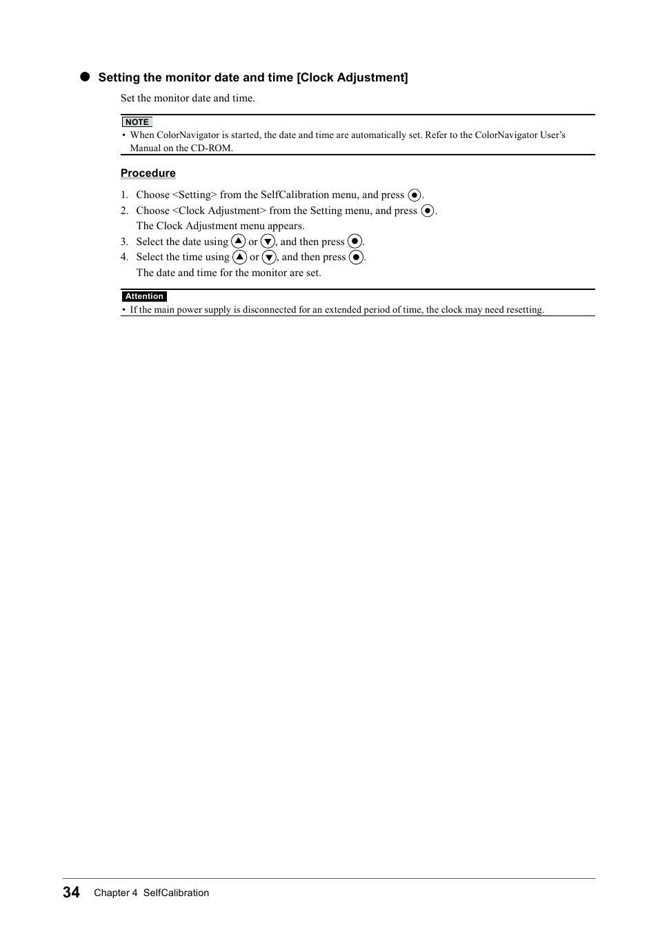 Eizo COLOR EDGE CG245W User Manual | Page 34 / 66