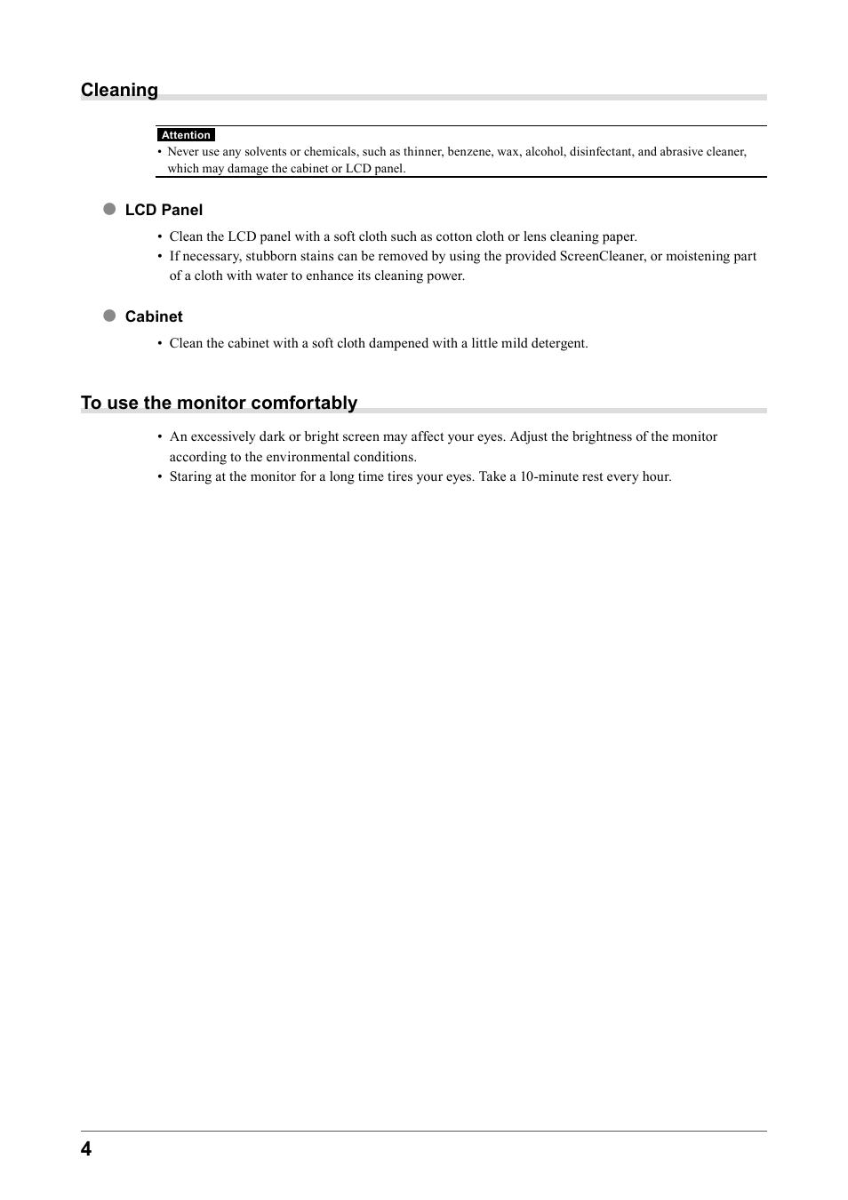 Eizo COLOR EDGE CG245W User Manual | Page 4 / 66
