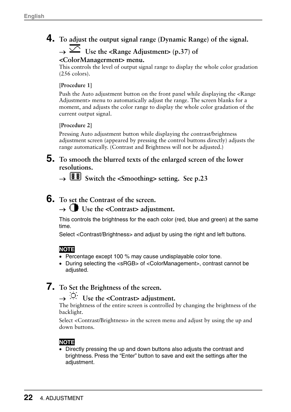 Eizo FlexScan L665 User Manual | Page 22 / 45