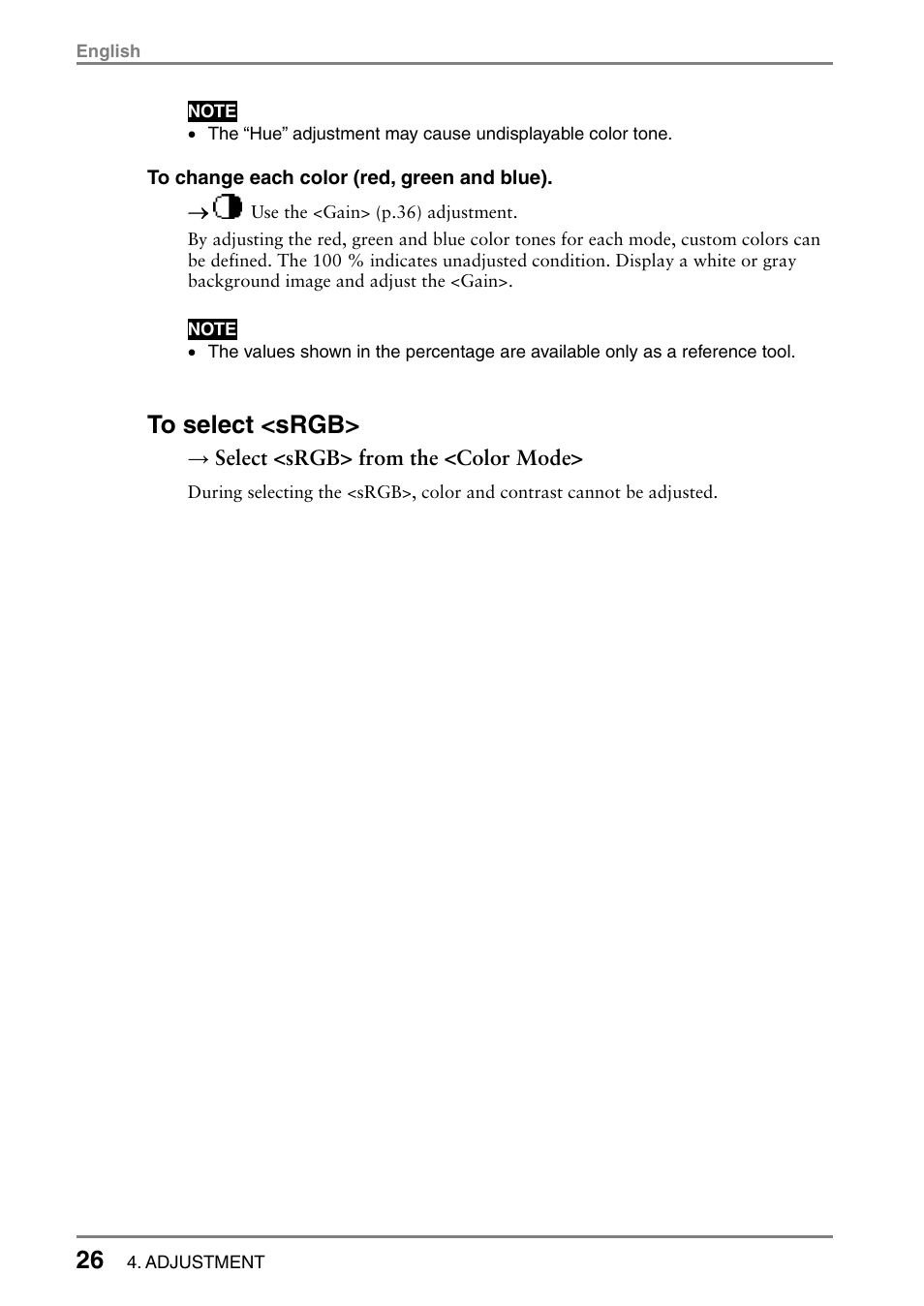 Eizo FlexScan L665 User Manual | Page 26 / 45