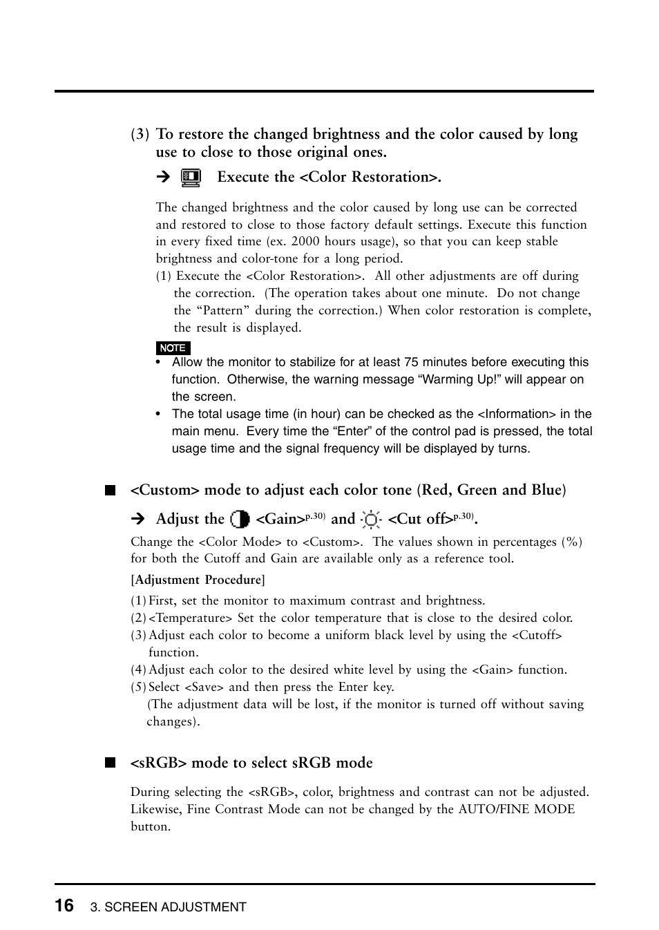 Eizo T965 User Manual | Page 16 / 35