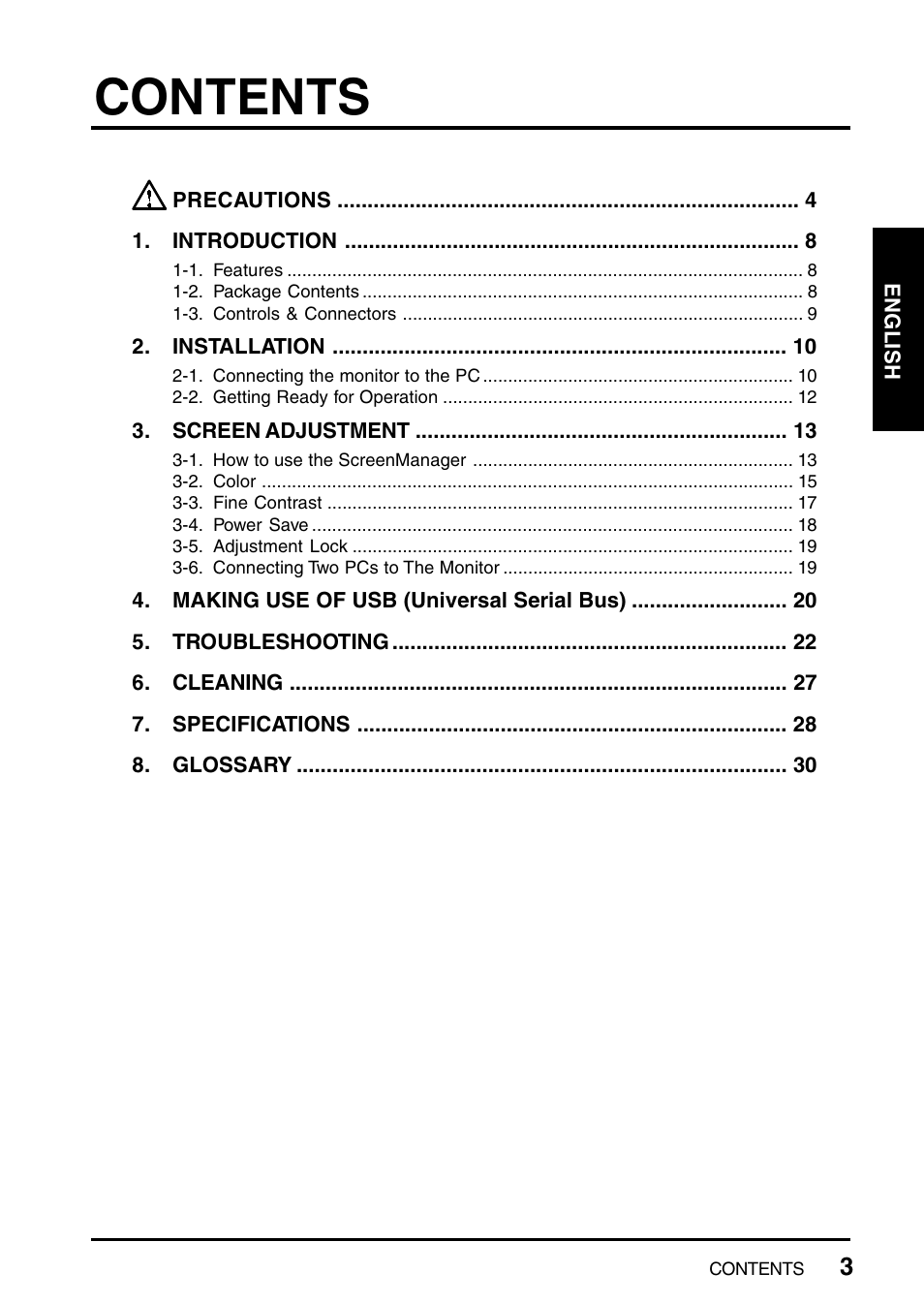 Eizo T965 User Manual | Page 3 / 35