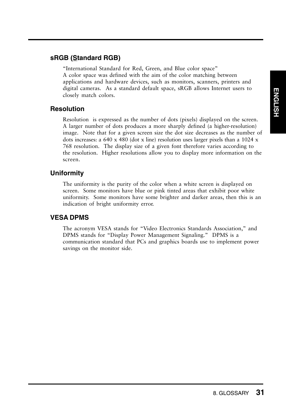Eizo T965 User Manual | Page 31 / 35