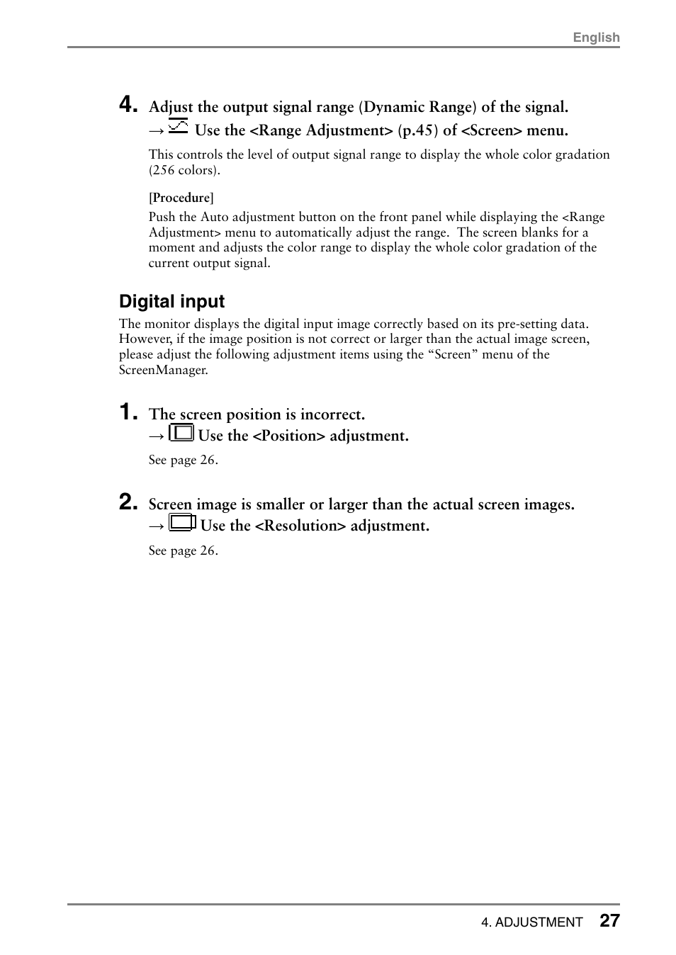Eizo L985 EX User Manual | Page 27 / 51