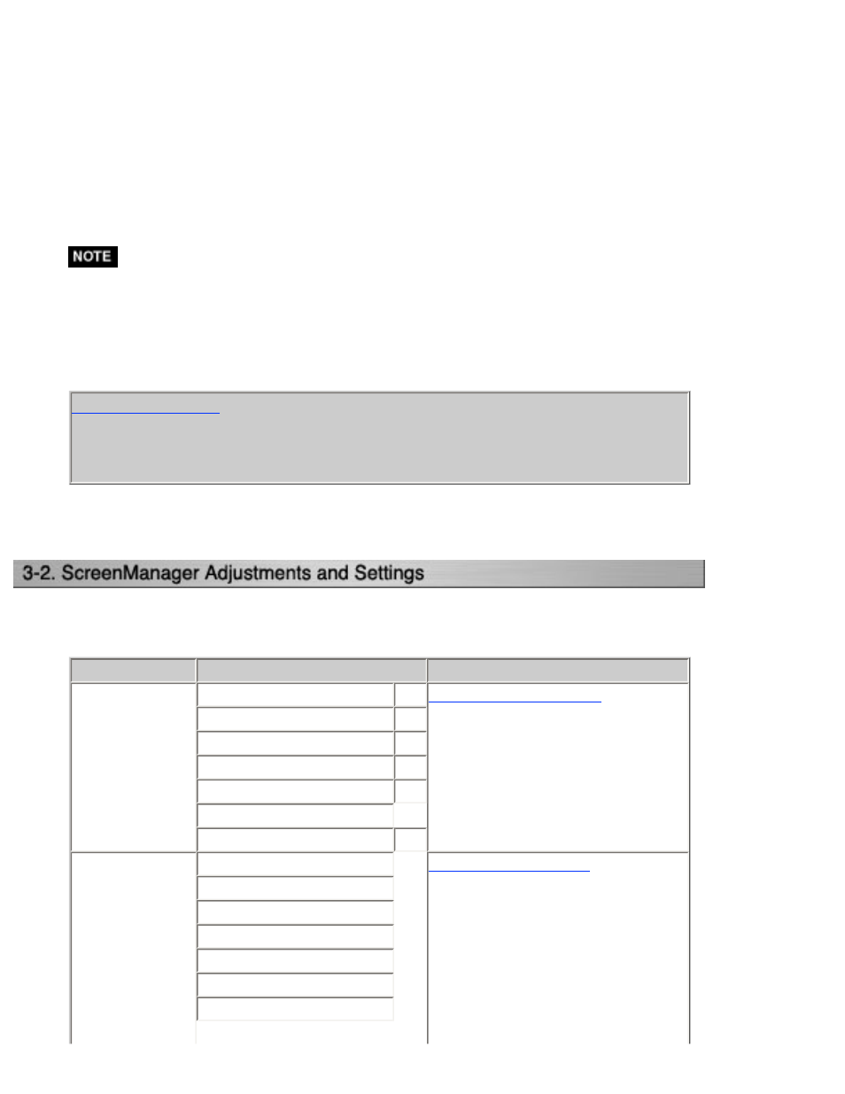 2.screenmanager, Adjustments and settings | Eizo CG210 User Manual | Page 27 / 73