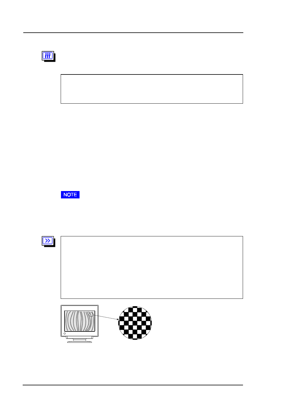 Convergence moiré reduction, Convergence, Moiré reduction | Eizo T57S User Manual | Page 10 / 48