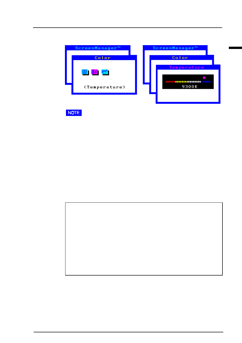 Adjusting the standard mode | Eizo T57S User Manual | Page 13 / 48