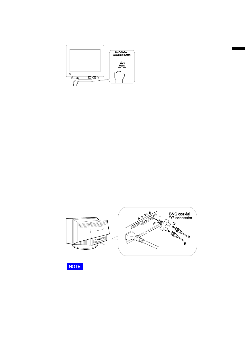 Linking monitors in a chain | Eizo T57S User Manual | Page 27 / 48