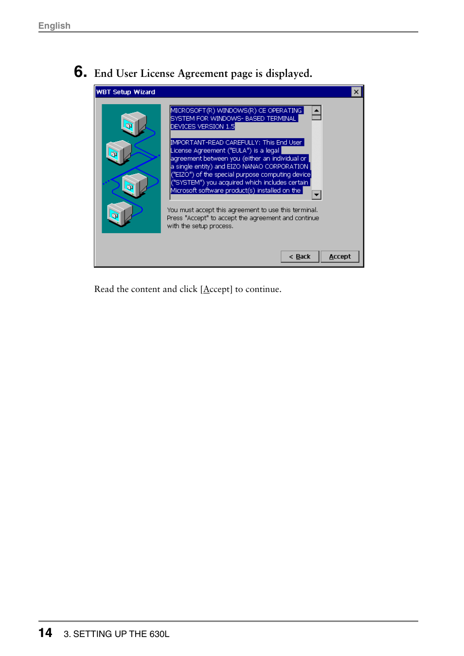 Eizo eClient LCD Monitor Integrated Windows-based terminal 630L User Manual | Page 14 / 115