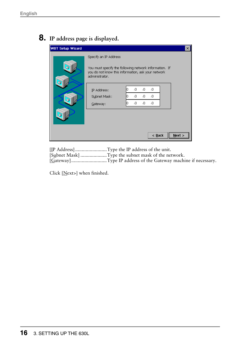 Eizo eClient LCD Monitor Integrated Windows-based terminal 630L User Manual | Page 16 / 115