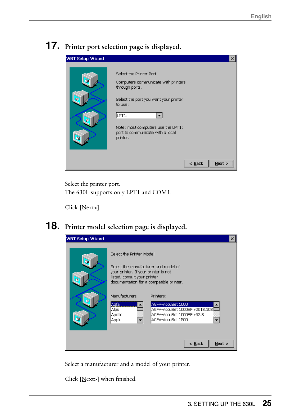 Eizo eClient LCD Monitor Integrated Windows-based terminal 630L User Manual | Page 25 / 115