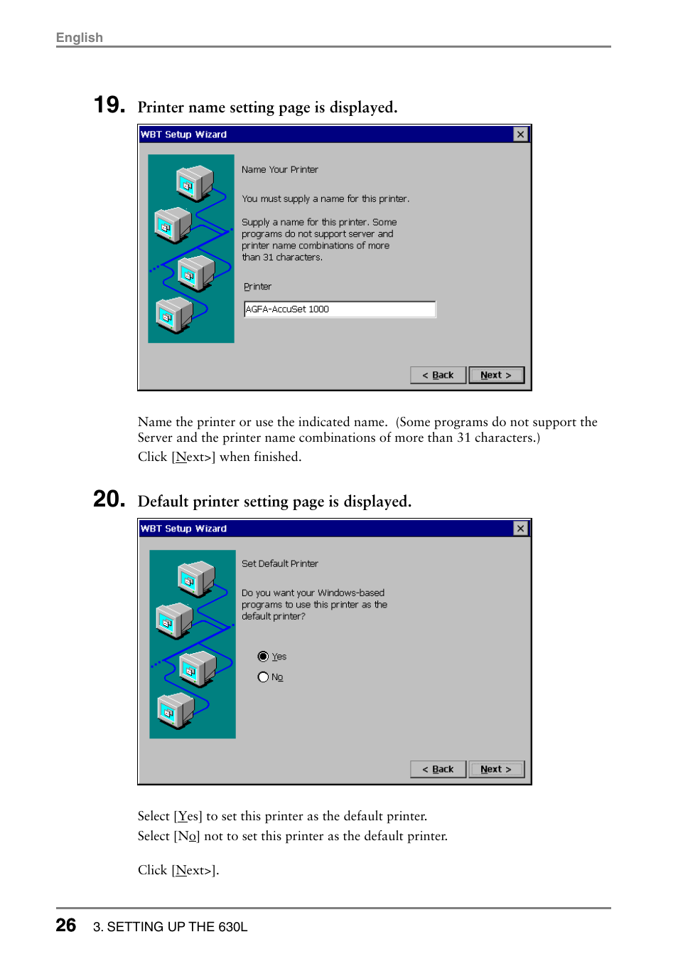 Eizo eClient LCD Monitor Integrated Windows-based terminal 630L User Manual | Page 26 / 115