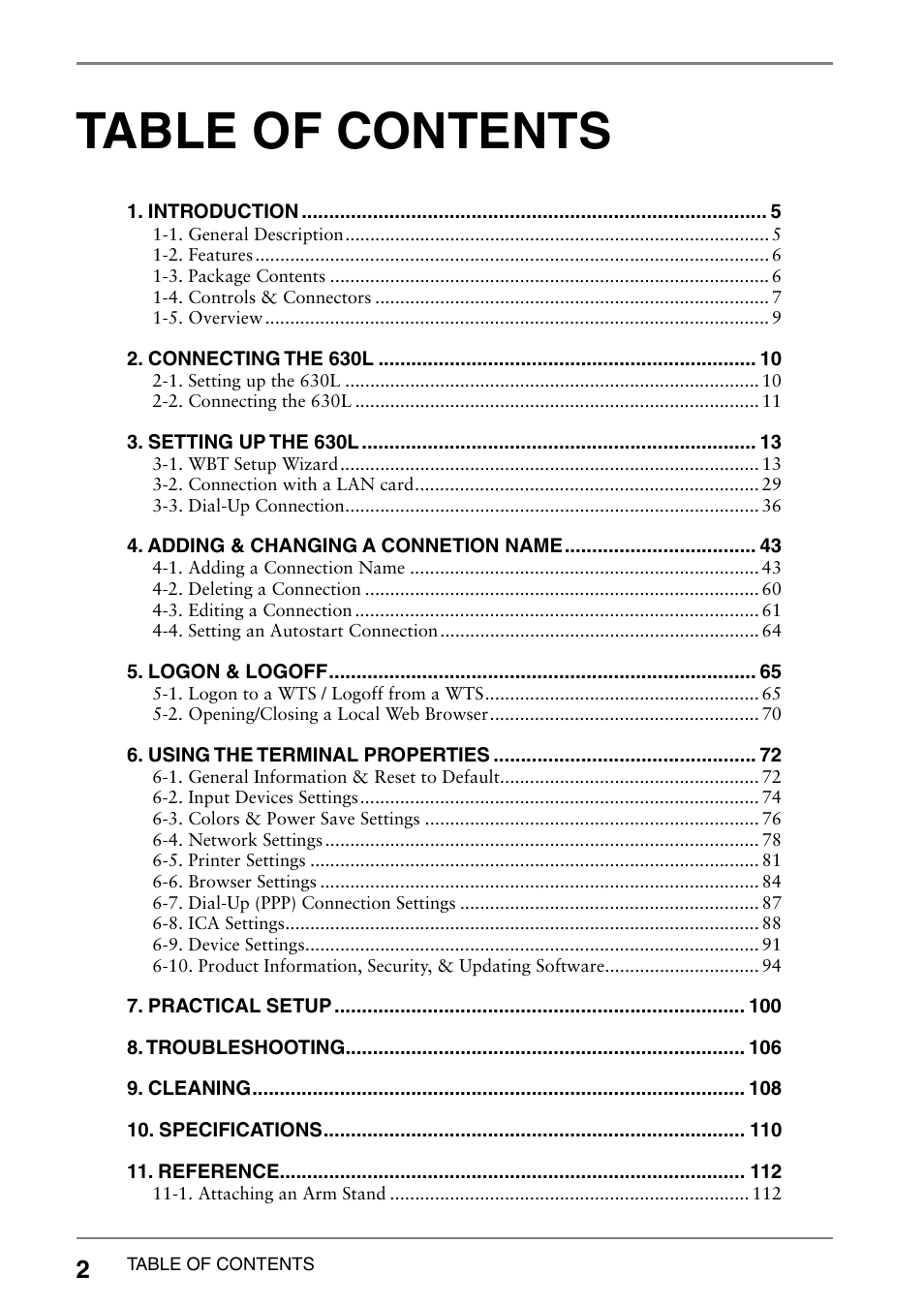 Eizo eClient LCD Monitor Integrated Windows-based terminal 630L User Manual | Page 3 / 115