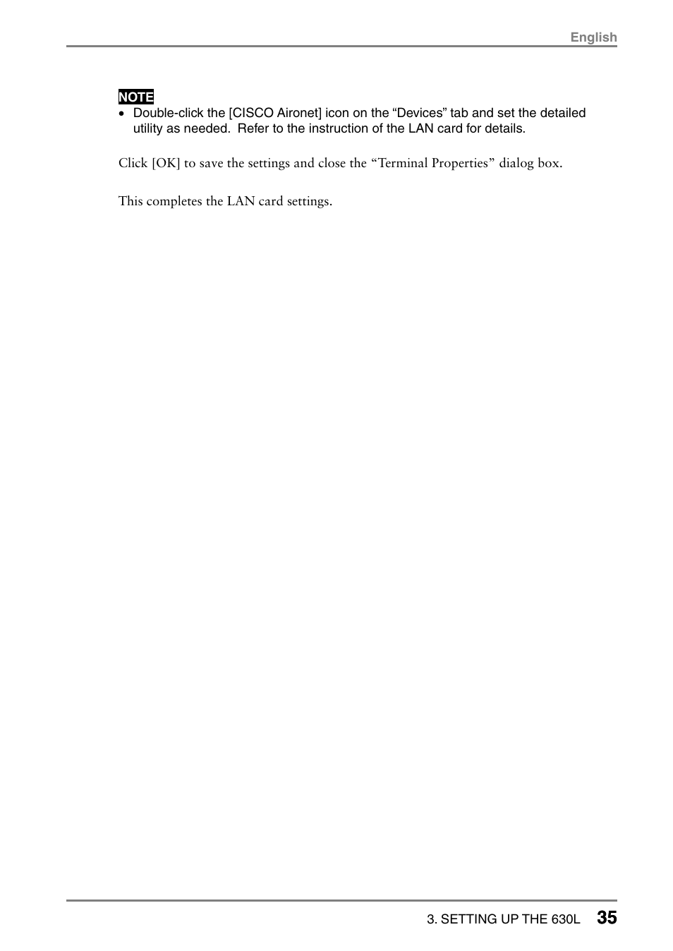 Eizo eClient LCD Monitor Integrated Windows-based terminal 630L User Manual | Page 35 / 115