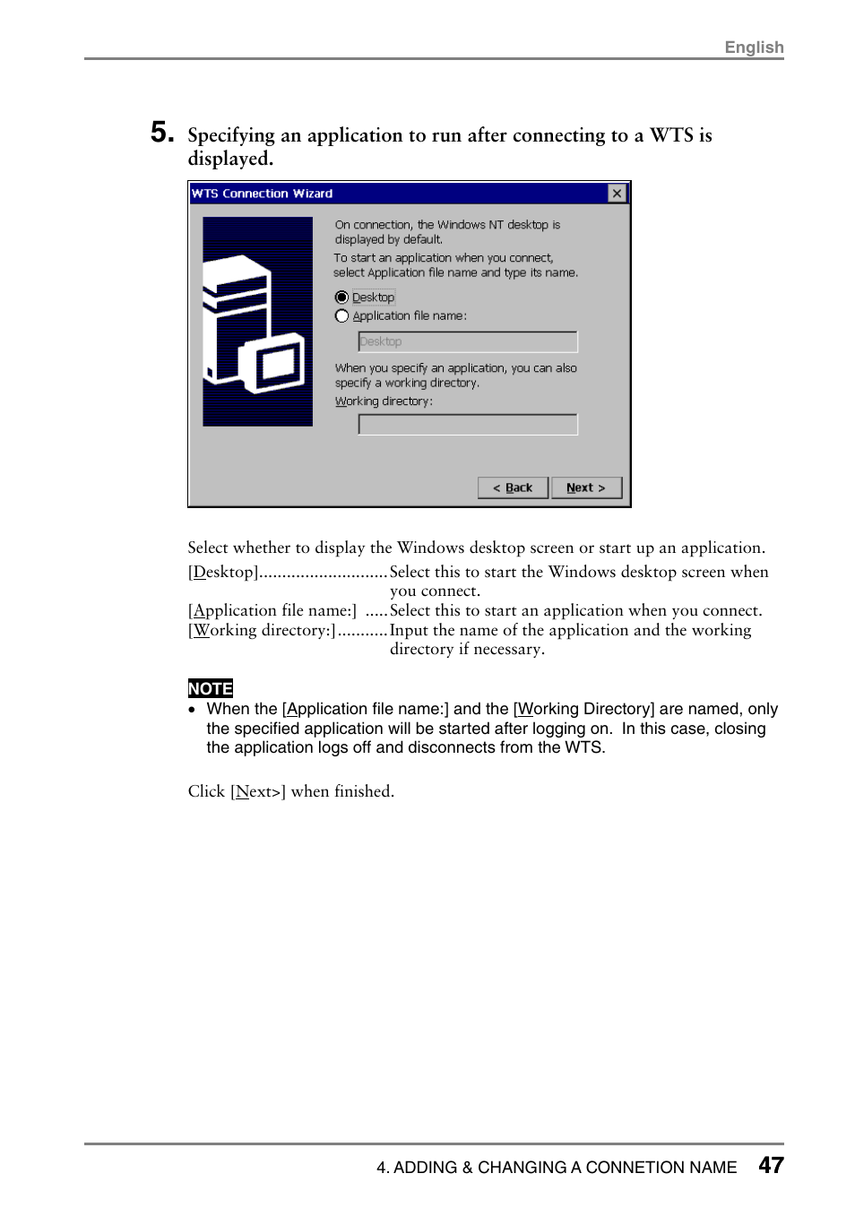Eizo eClient LCD Monitor Integrated Windows-based terminal 630L User Manual | Page 47 / 115