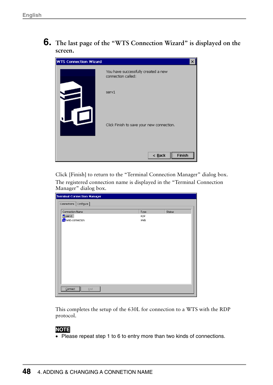 Eizo eClient LCD Monitor Integrated Windows-based terminal 630L User Manual | Page 48 / 115