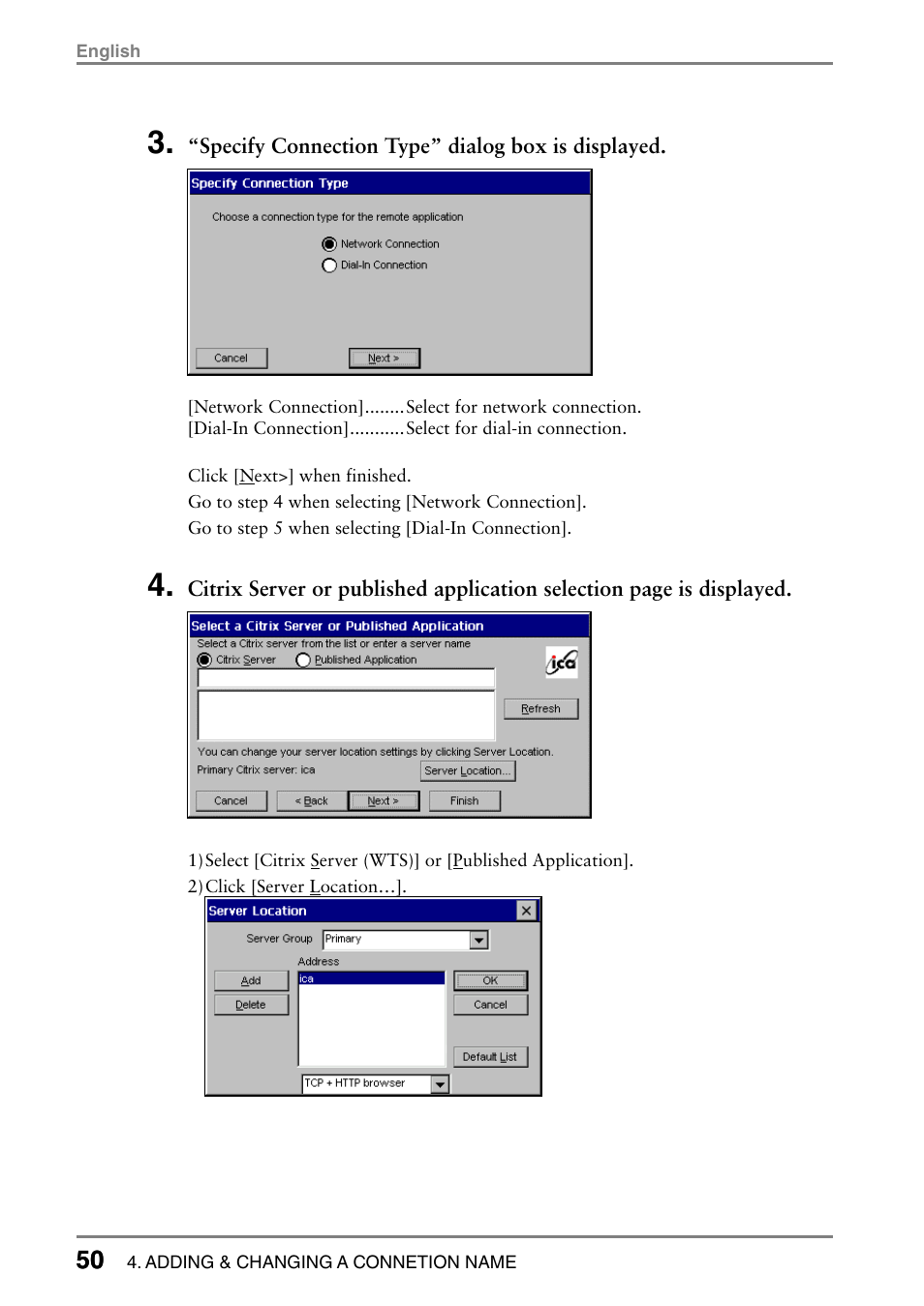 Eizo eClient LCD Monitor Integrated Windows-based terminal 630L User Manual | Page 50 / 115