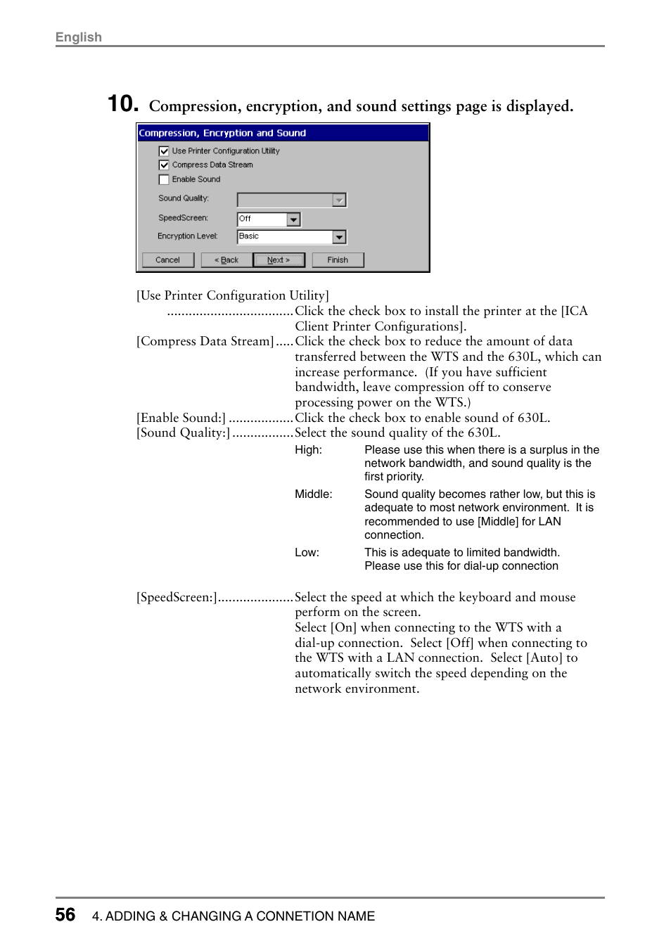 Eizo eClient LCD Monitor Integrated Windows-based terminal 630L User Manual | Page 56 / 115