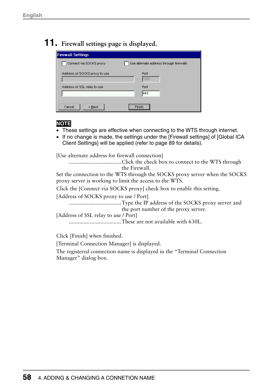 Eizo eClient LCD Monitor Integrated Windows-based terminal 630L User Manual | Page 58 / 115
