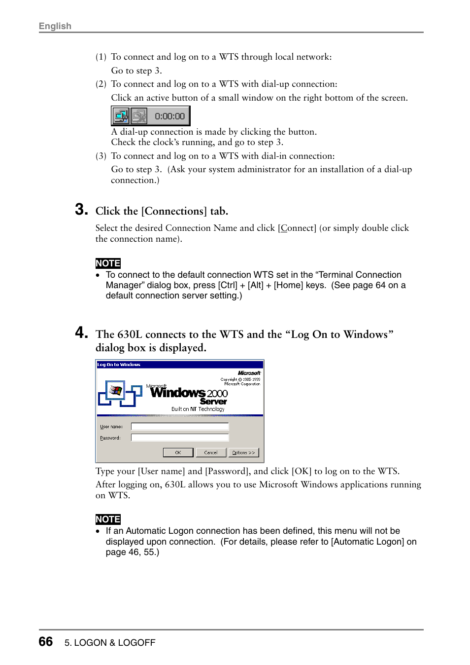 Eizo eClient LCD Monitor Integrated Windows-based terminal 630L User Manual | Page 66 / 115