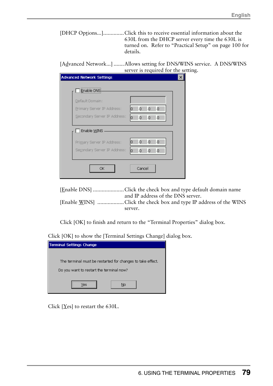 Eizo eClient LCD Monitor Integrated Windows-based terminal 630L User Manual | Page 79 / 115