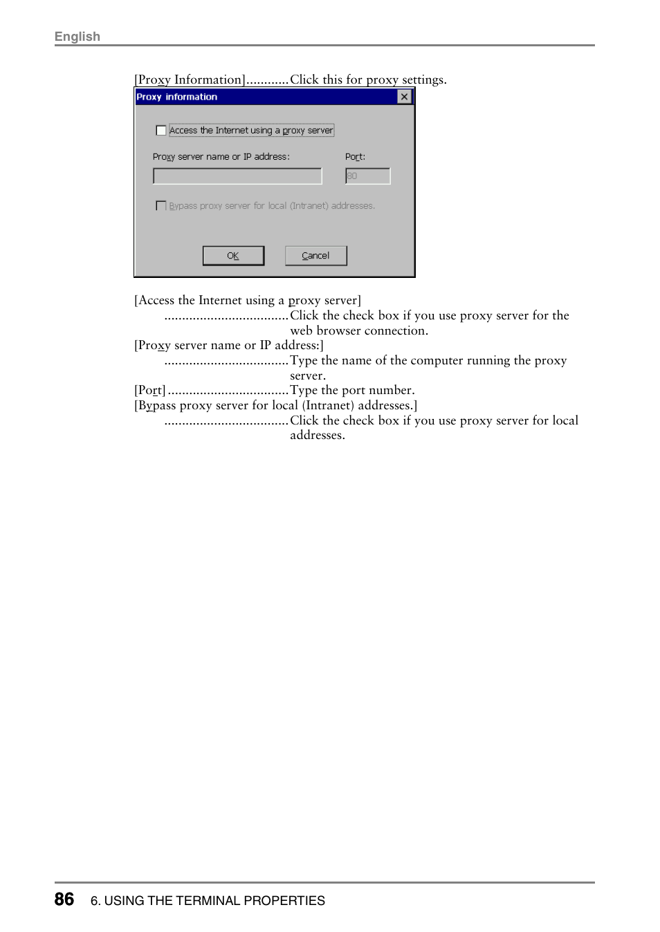 Eizo eClient LCD Monitor Integrated Windows-based terminal 630L User Manual | Page 86 / 115