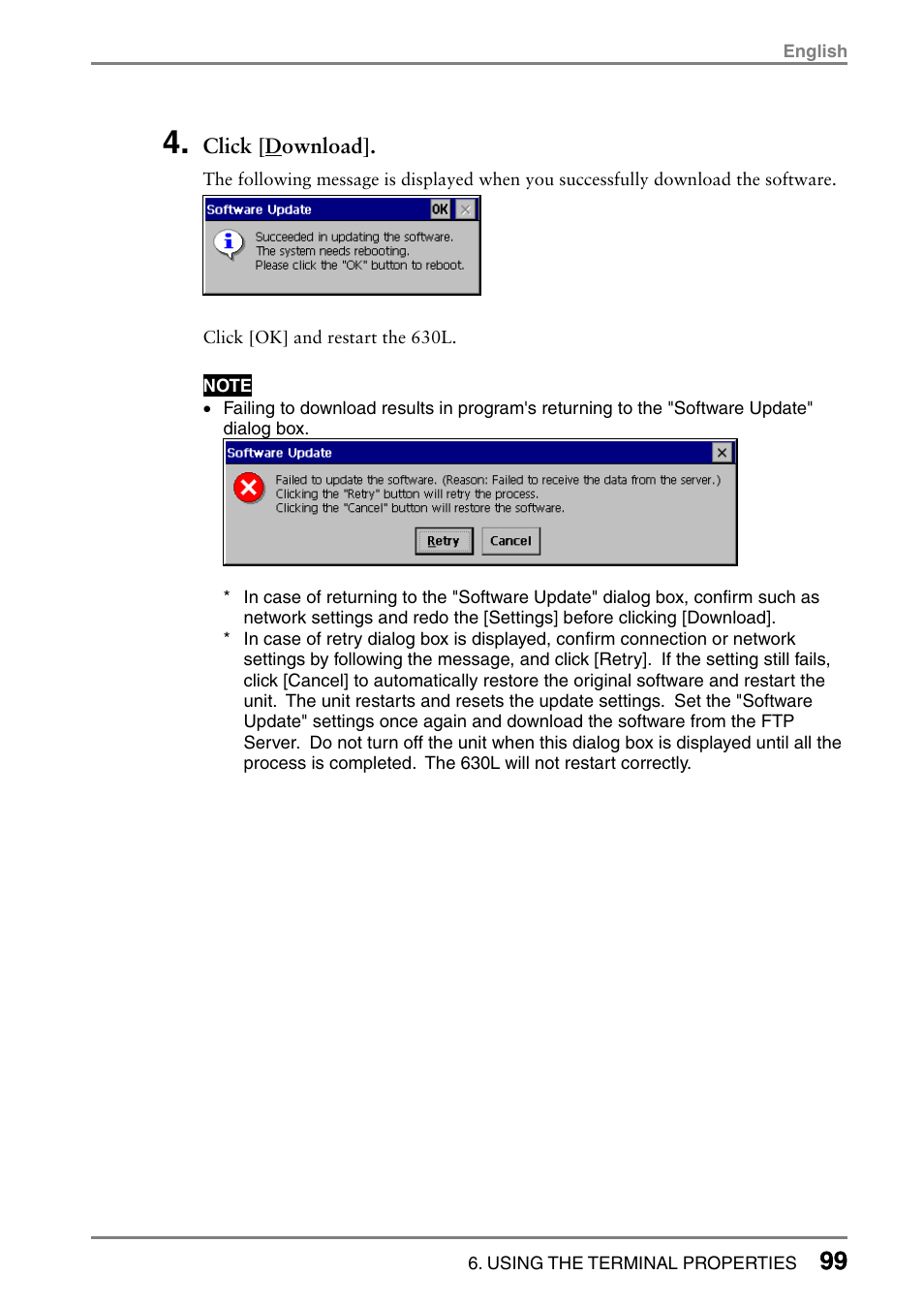Eizo eClient LCD Monitor Integrated Windows-based terminal 630L User Manual | Page 99 / 115