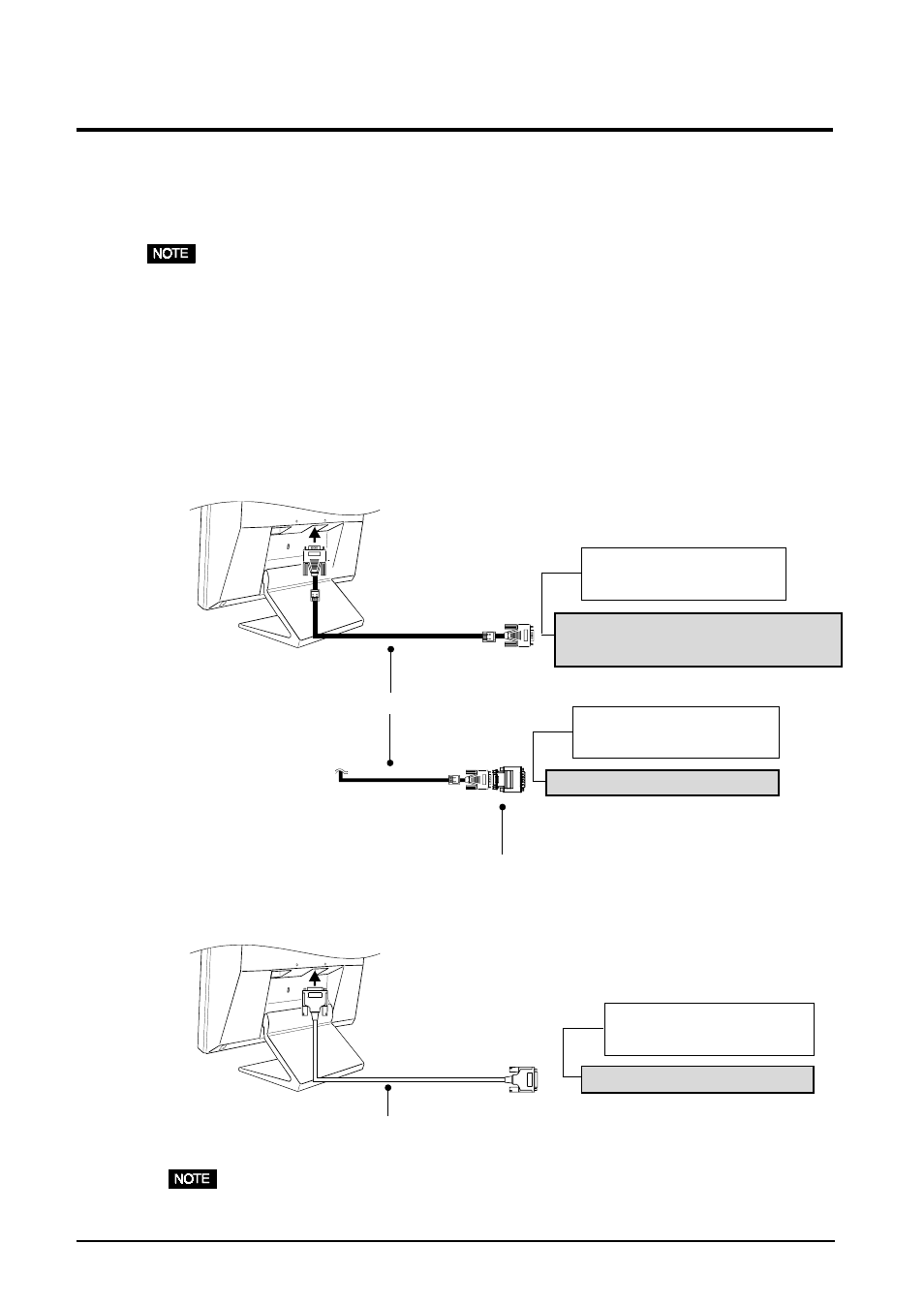 2. connecting the signal cable | Eizo FlexScan L461 User Manual | Page 12 / 45