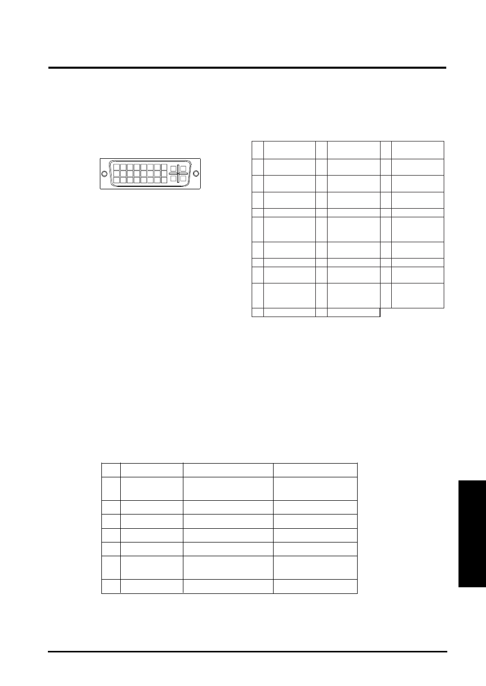 Appendix, Appendix / anhang / annexe, Dvi-i connector | Eizo FlexScan L461 User Manual | Page 39 / 45