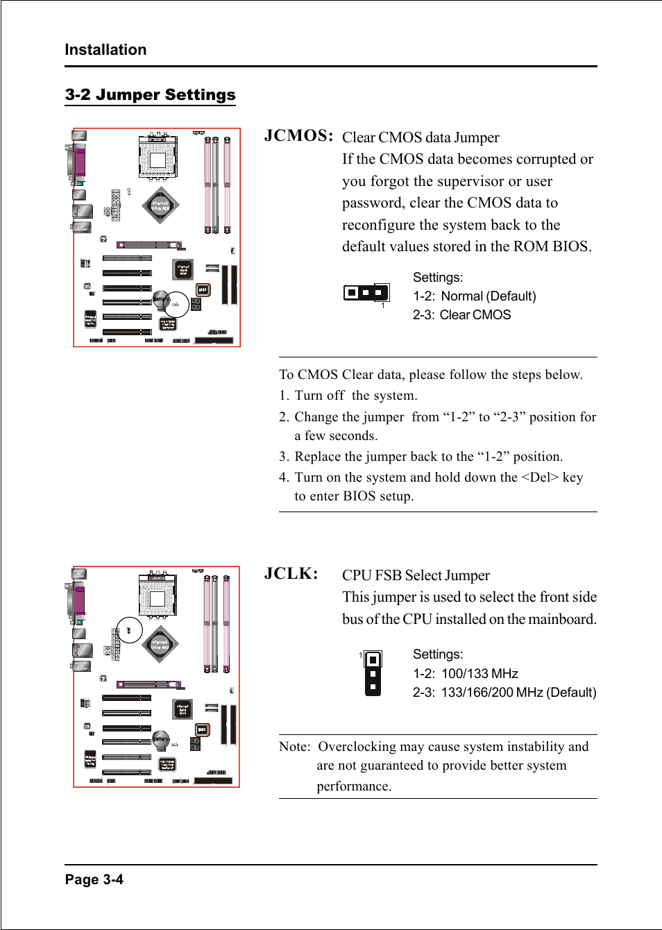 Jclk: jcmos | Nvidia 400 User Manual | Page 20 / 78