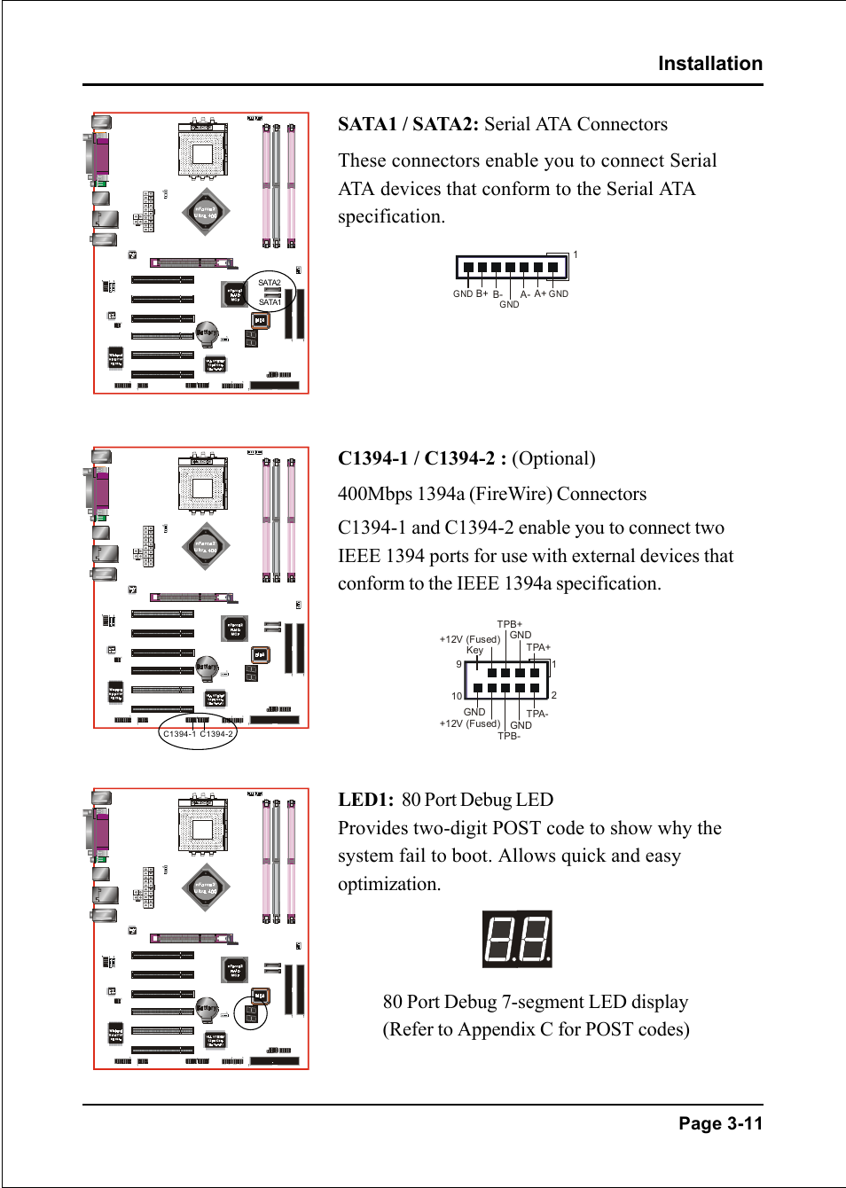 Installation, Page 3-11 | Nvidia 400 User Manual | Page 27 / 78