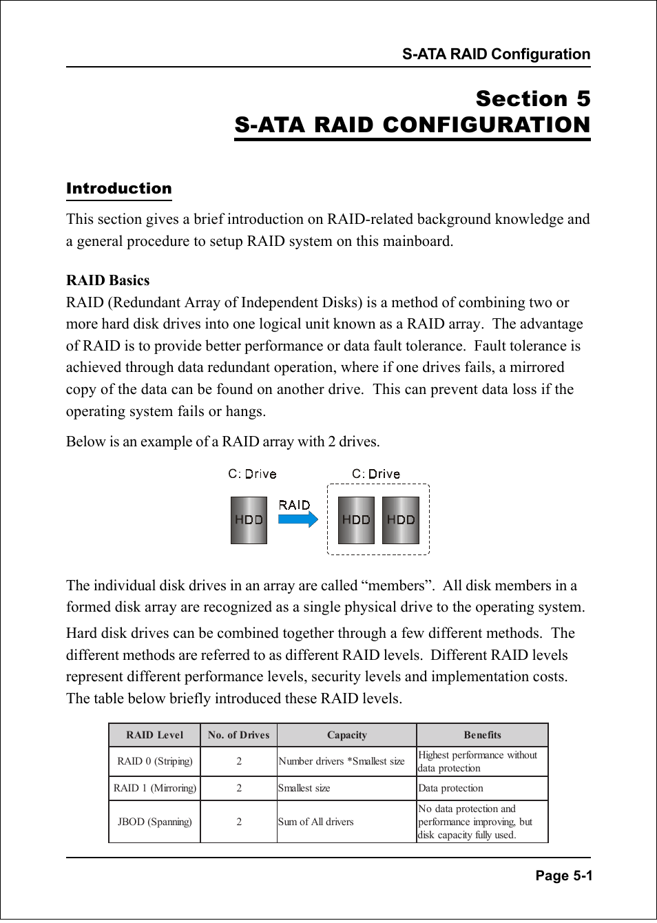 S-ata raid configuration, Page 5-1 | Nvidia 400 User Manual | Page 55 / 78