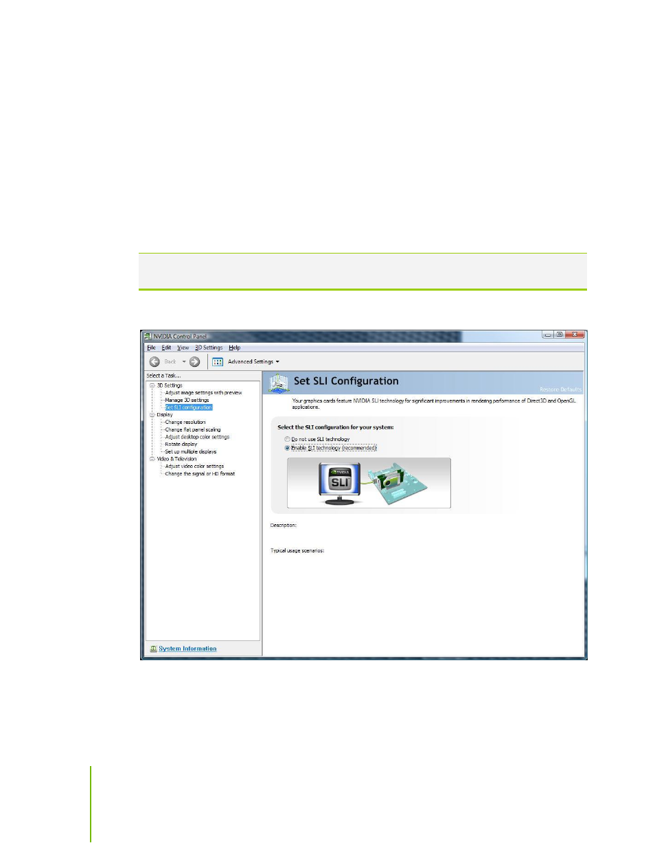 Enabling 3-way sli | Nvidia NFORCE 780I SLI User Manual | Page 110 / 120