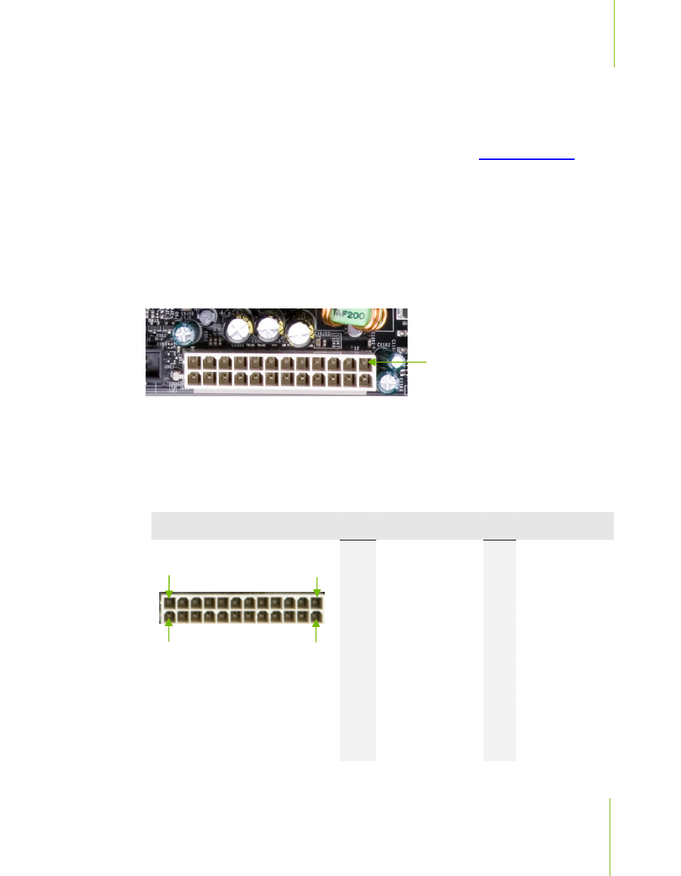 Pin atx power, Pwr1) | Nvidia NFORCE 780I SLI User Manual | Page 23 / 120