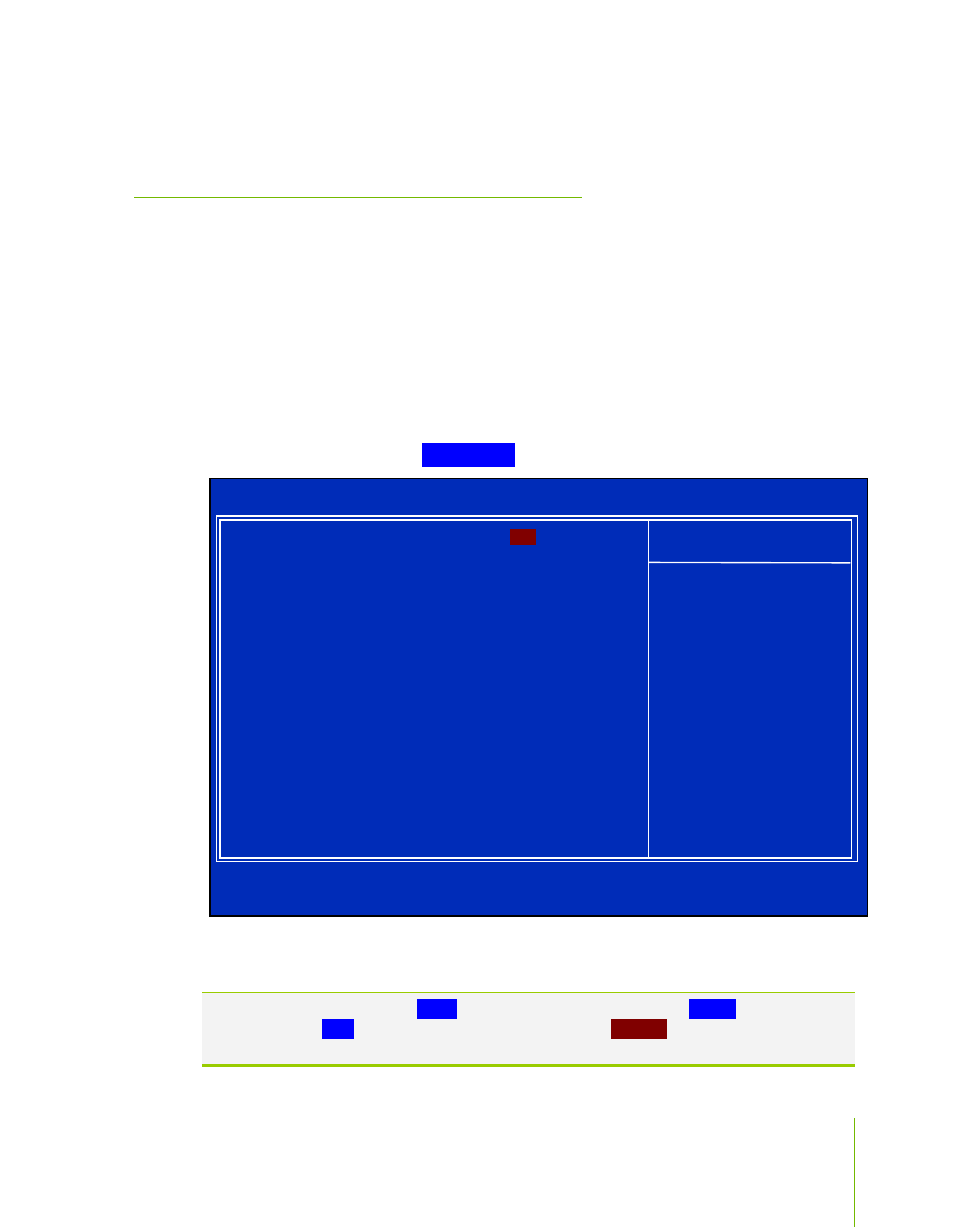 Standard cmos features menu, Figure 6. standard cmos features menu, Keys to scroll through the options or press | The information shown in, Corresponds to the option highlighted | Nvidia NFORCE 780I SLI User Manual | Page 41 / 120