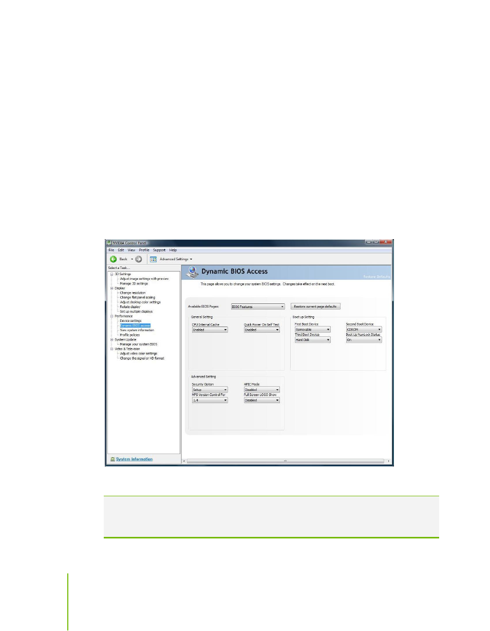 Dynamic bios access | Nvidia NFORCE 780I SLI User Manual | Page 88 / 120