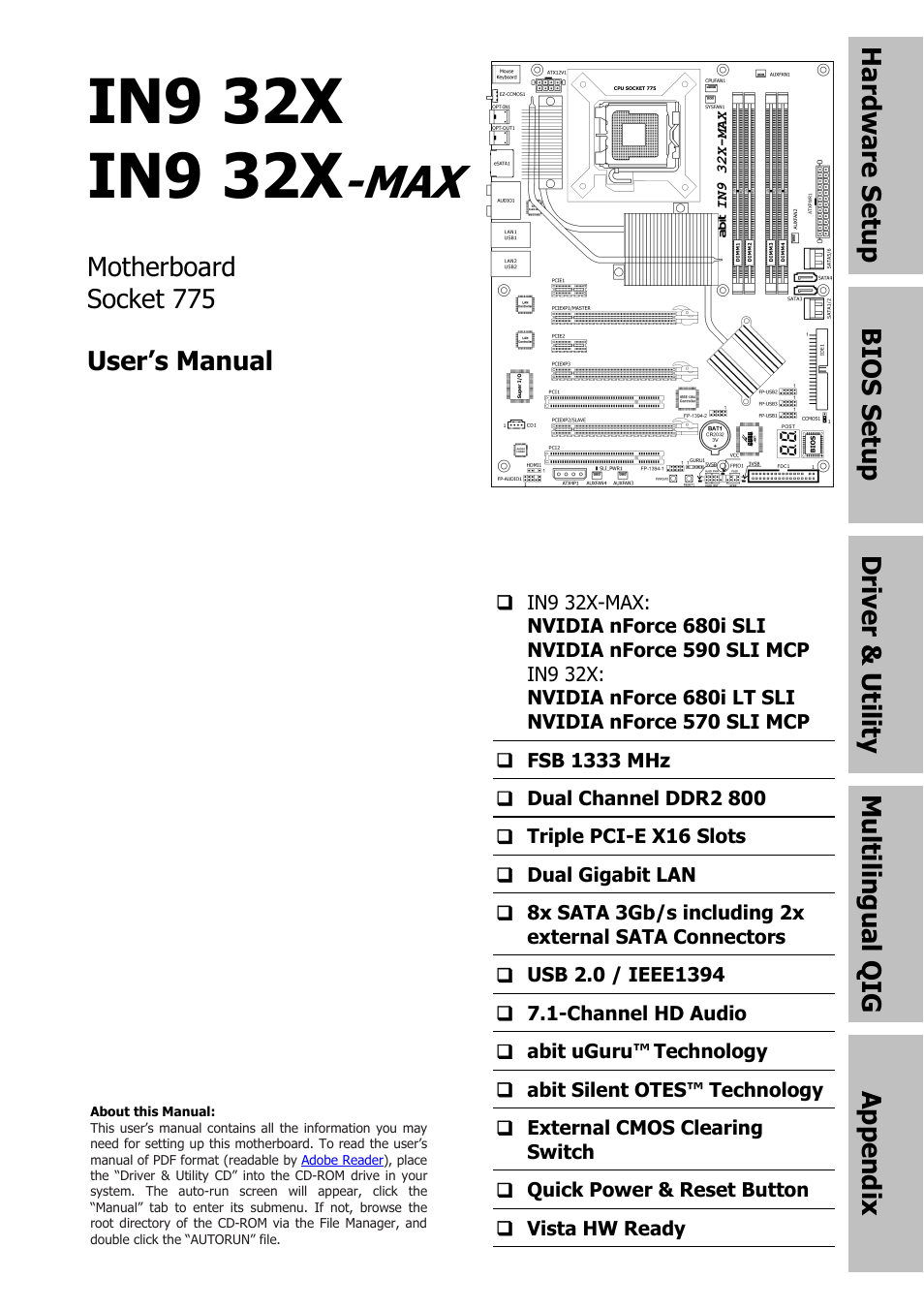 Nvidia IN9 32X User Manual | 96 pages