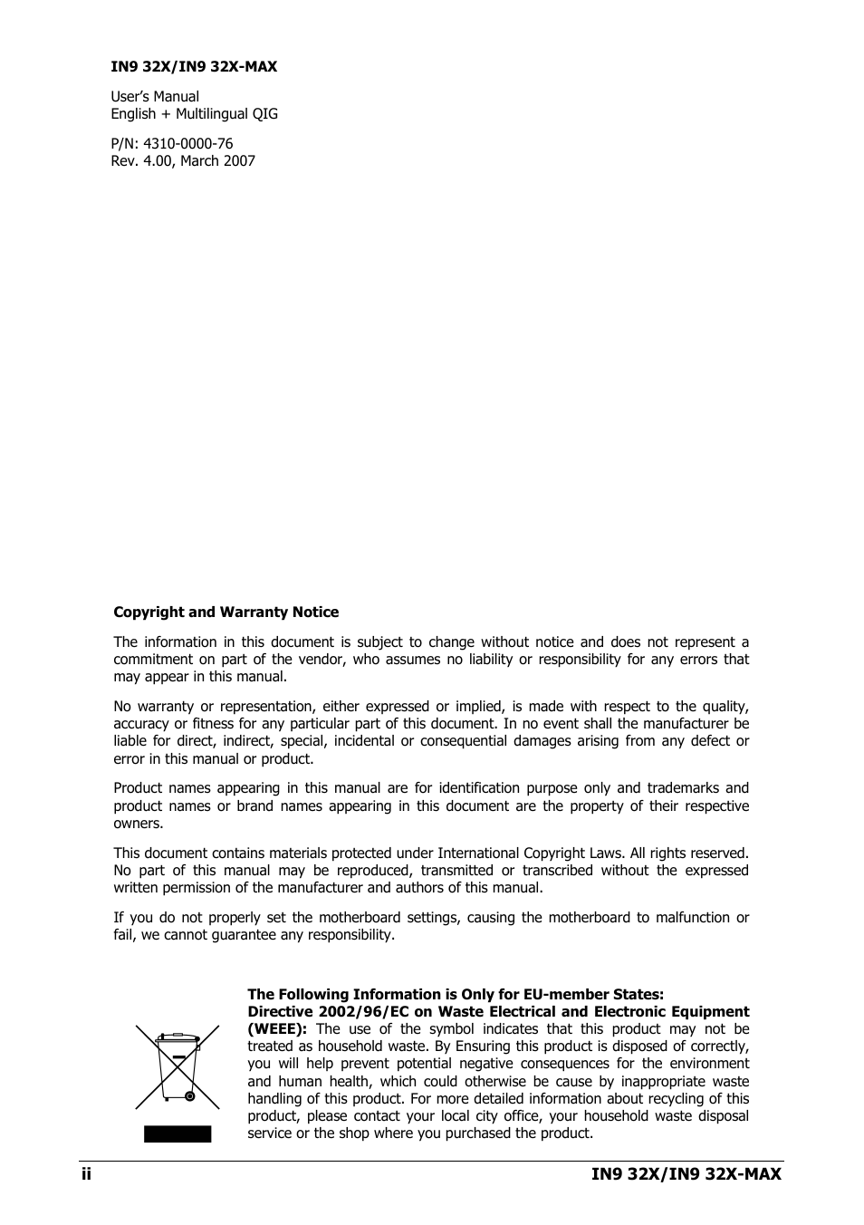 Nvidia IN9 32X User Manual | Page 2 / 96