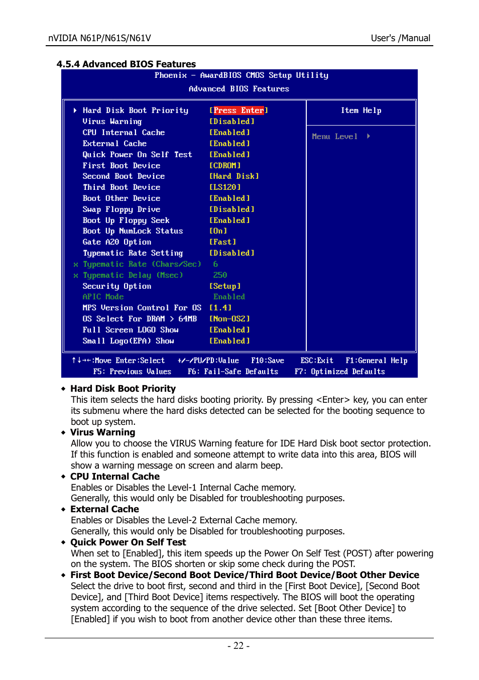 Nvidia N61S User Manual | Page 23 / 37