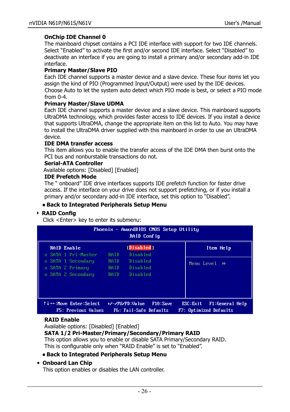 Nvidia N61S User Manual | Page 27 / 37