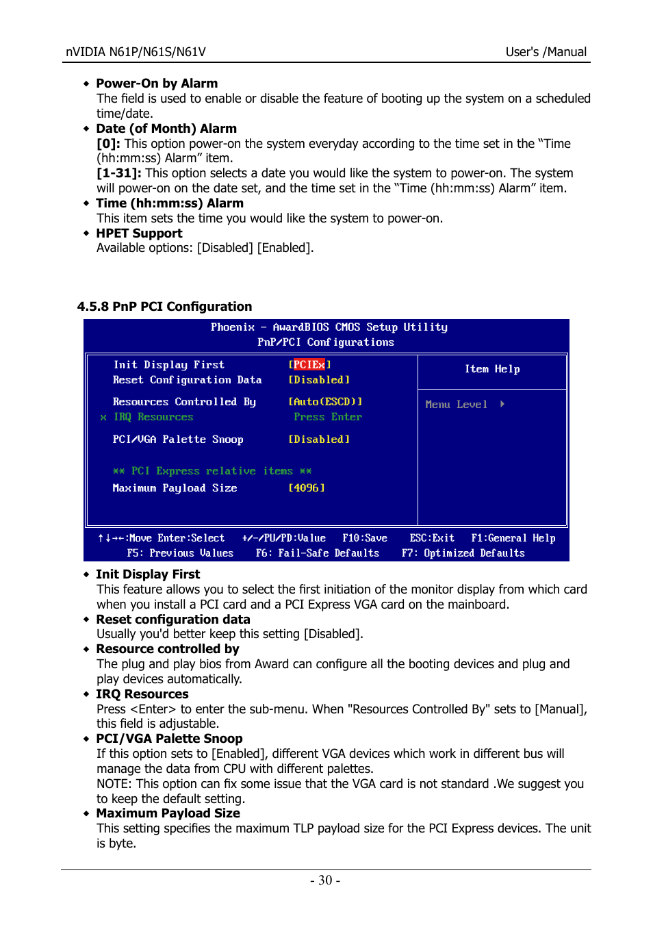 Nvidia N61S User Manual | Page 31 / 37