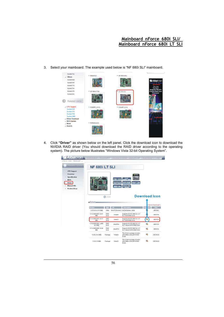 Nvidia 680I LT SLI User Manual | Page 60 / 80