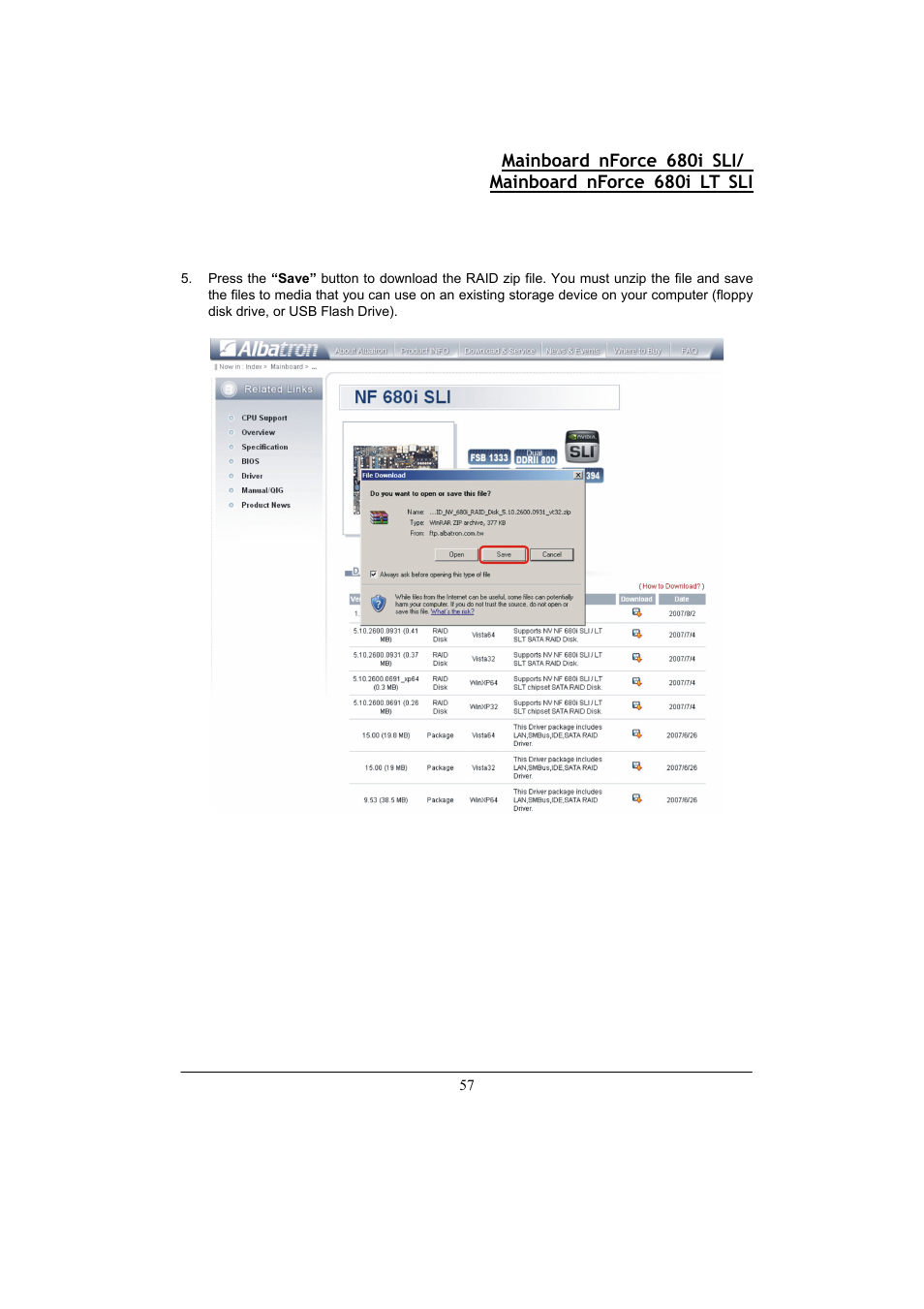 Nvidia 680I LT SLI User Manual | Page 61 / 80