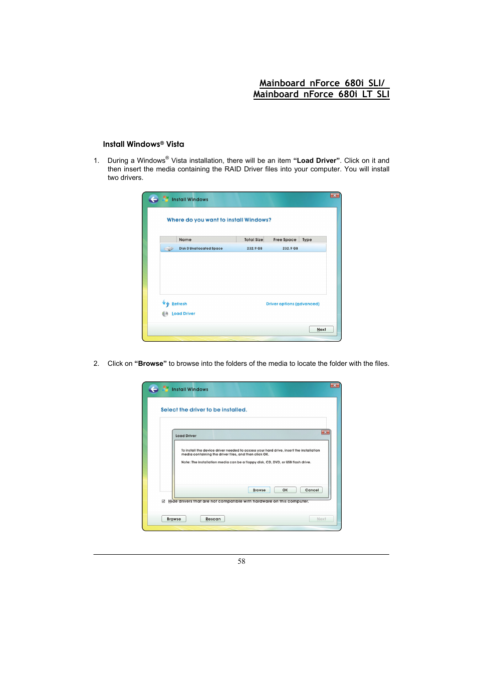 Nvidia 680I LT SLI User Manual | Page 62 / 80